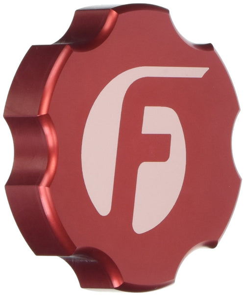 Fleece FPE-OC-CR-F-RED Billet Oil Cap Cover (03-20016 Cummins Billet Oil Cap Cover - Red)