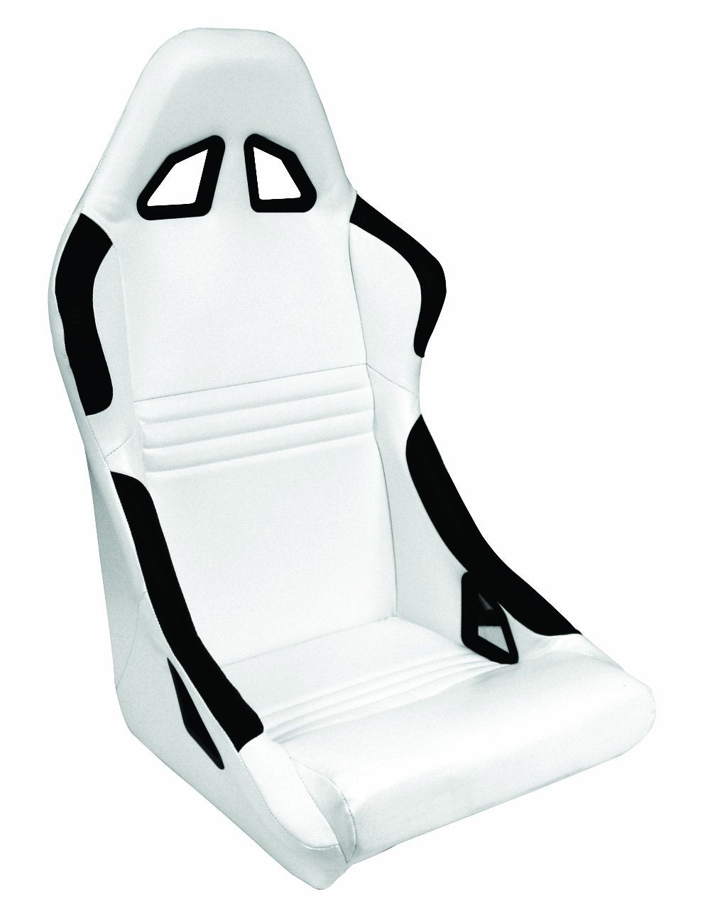 White Vinyl Racing Xtreme Fixed Back Common Seat ProCar by Scat 80-1700-53R