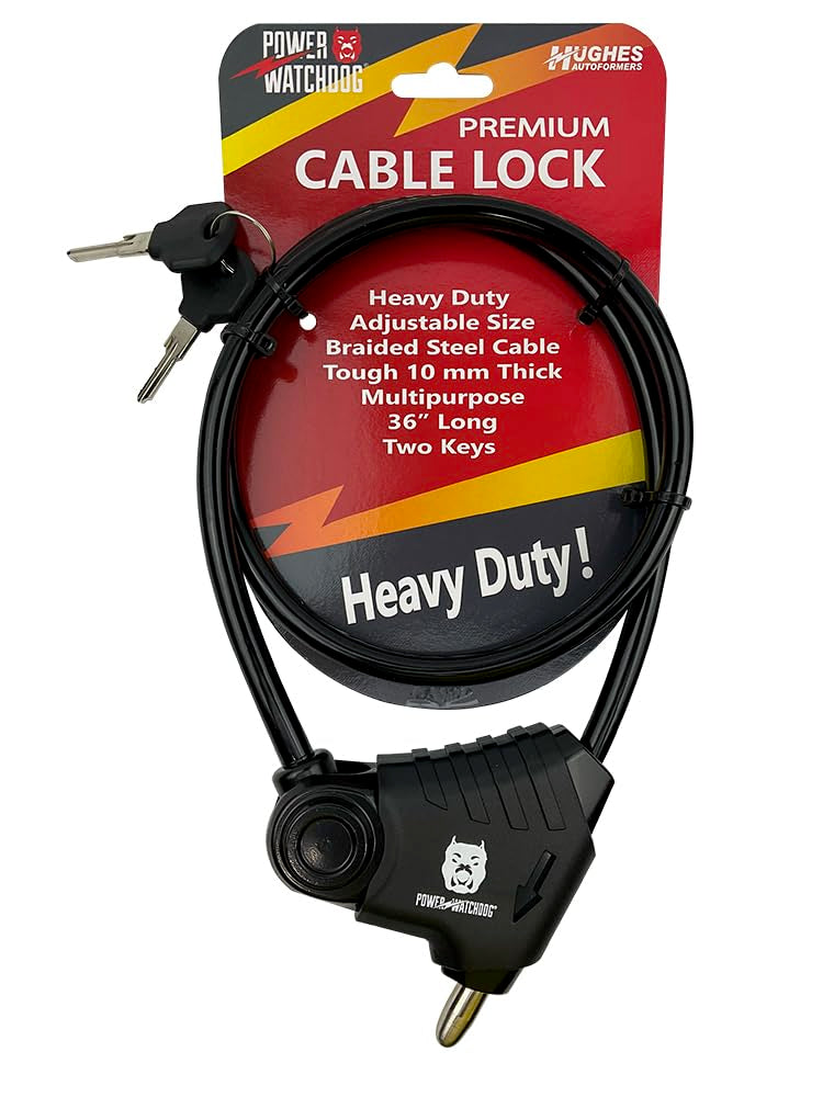 Power Watchdog 36 inch ADJLOCK, Adjustable Heavy Duty Lock, for Power Watchdog / Autoformers, Includes 2 keys