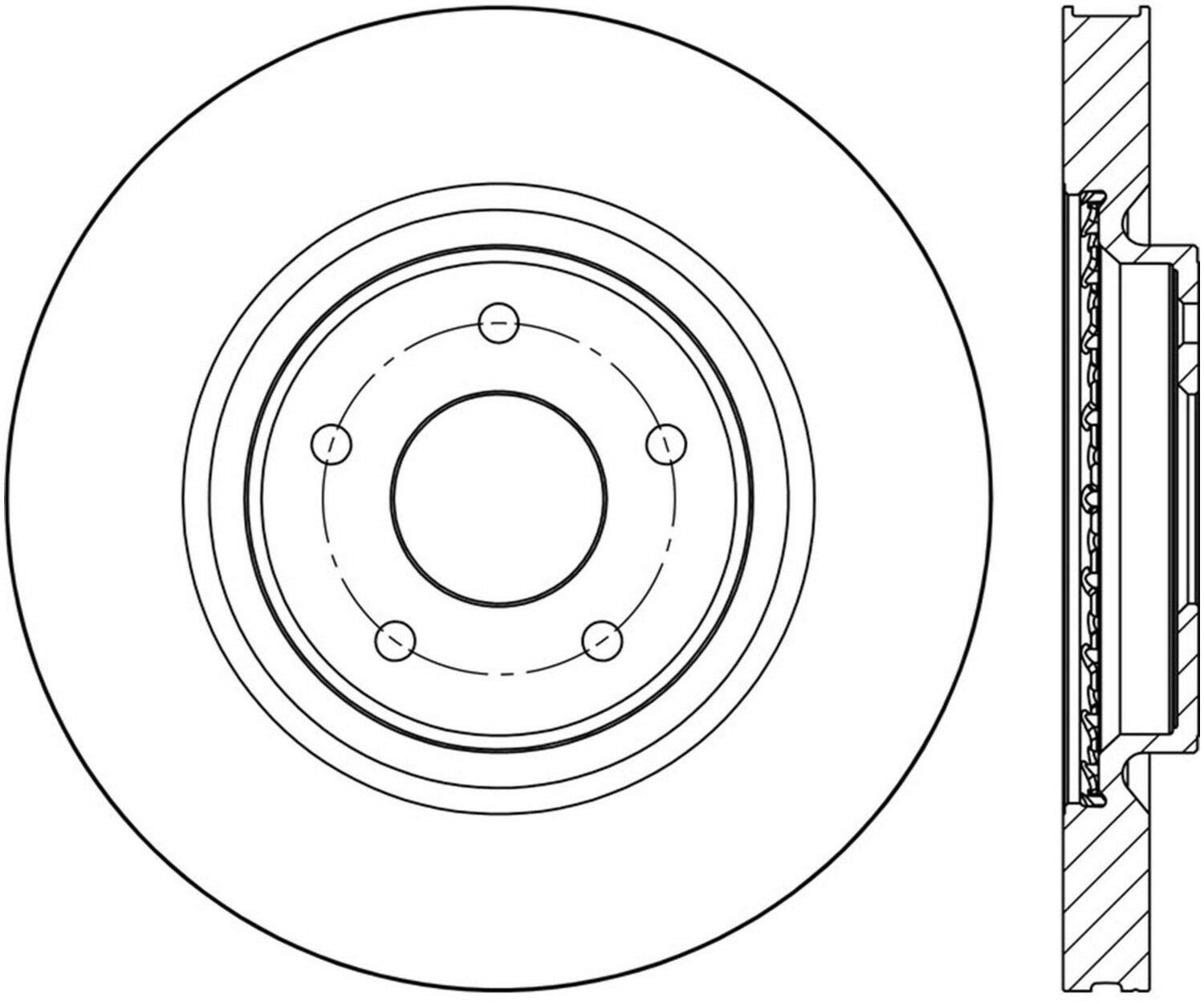 120.42117 Centric Parts Premium Brake Rotor