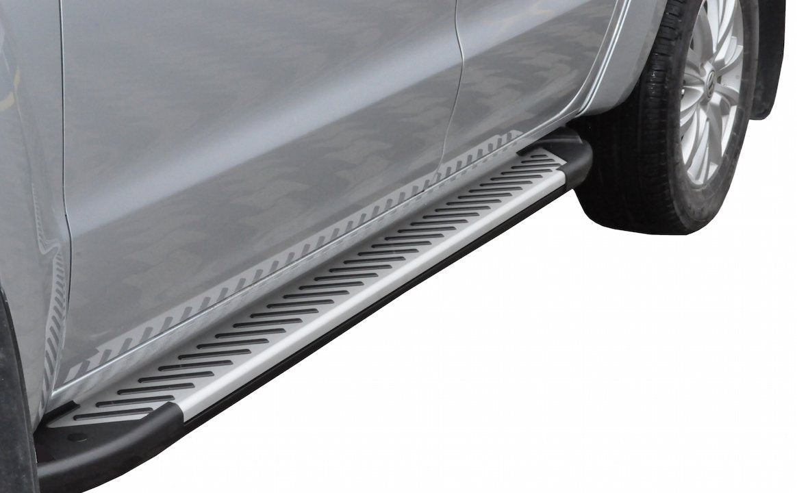 Silver Romik 61723418 RAL-T Running Board for Toyota