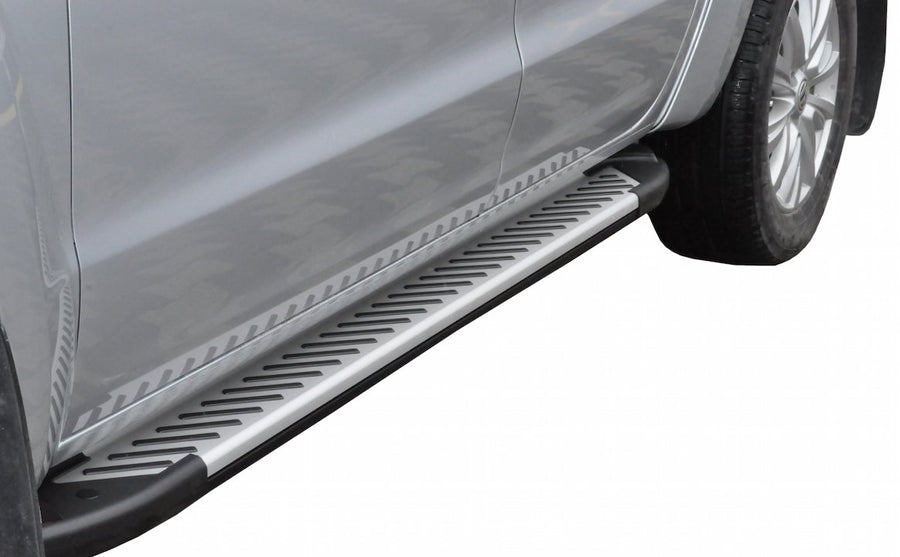 Silver Romik 61723418 RAL-T Running Board for Toyota