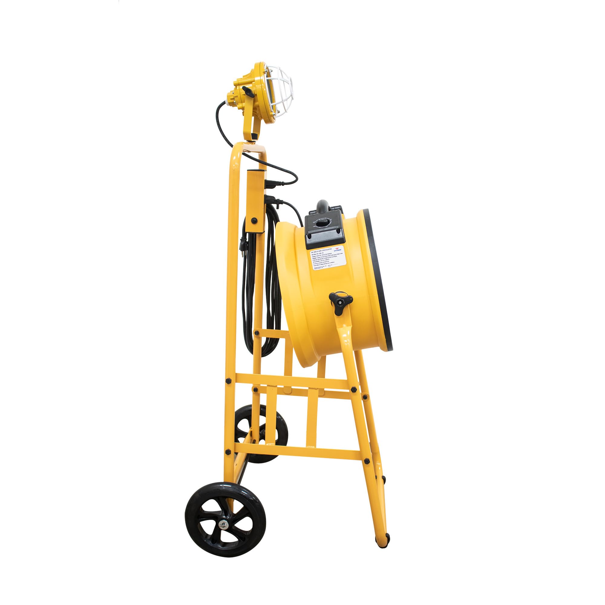 Dock Fan XPOWER FA-300K6 With Trolley and Light (Yellow)