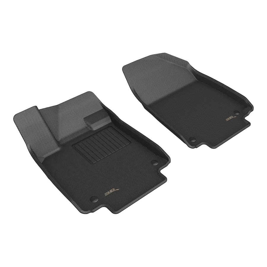 3D MAXpider Kagu Custom Fit Floor Mat (Black) Compatible with Hyundai Ioniq 6 2023-2025 - Front Row