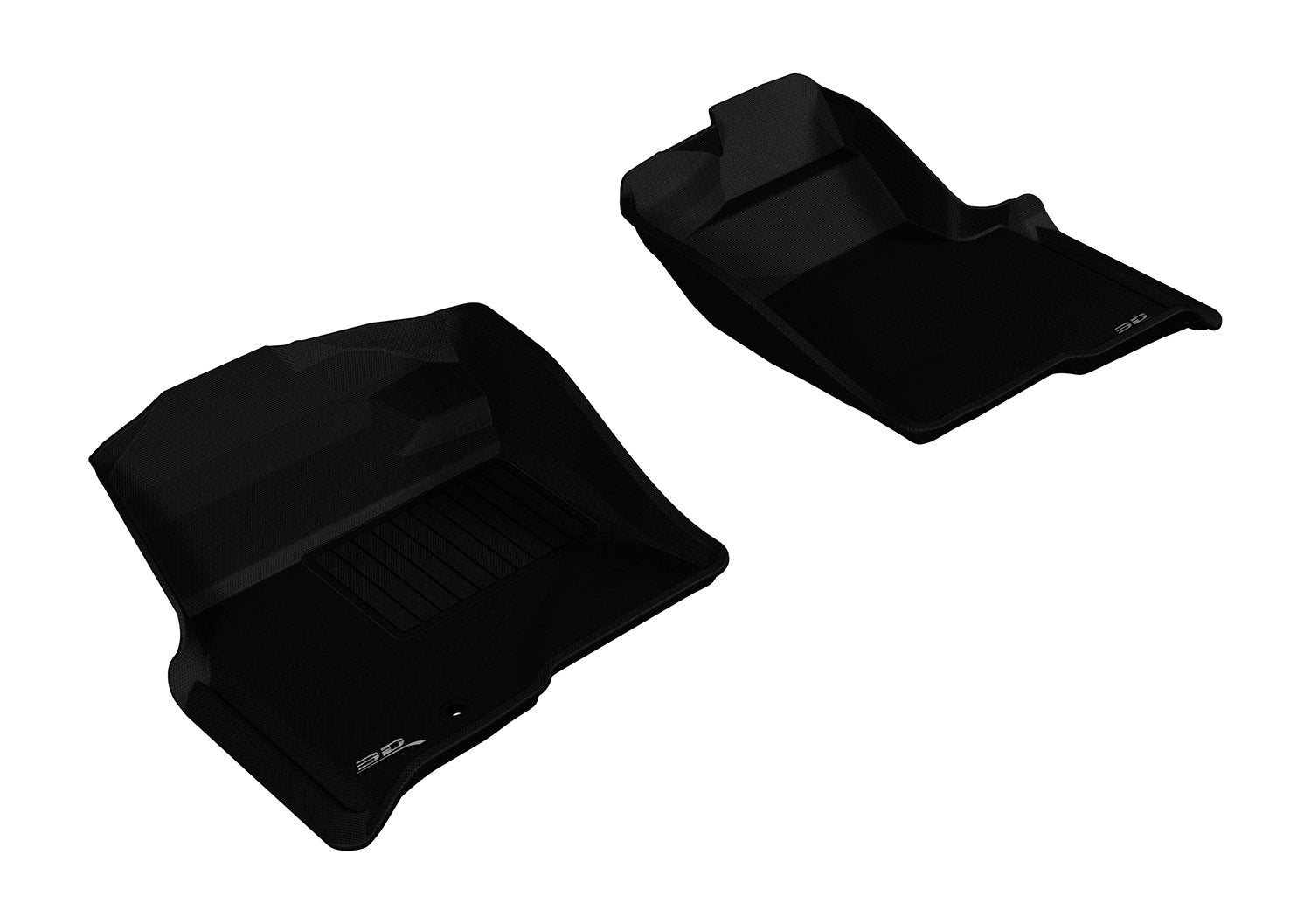 Front Row 3D MAXpider Custom Fit All-Weather Floor Mat for Select Ford F-150 Models - Kagu Rubber (Black)