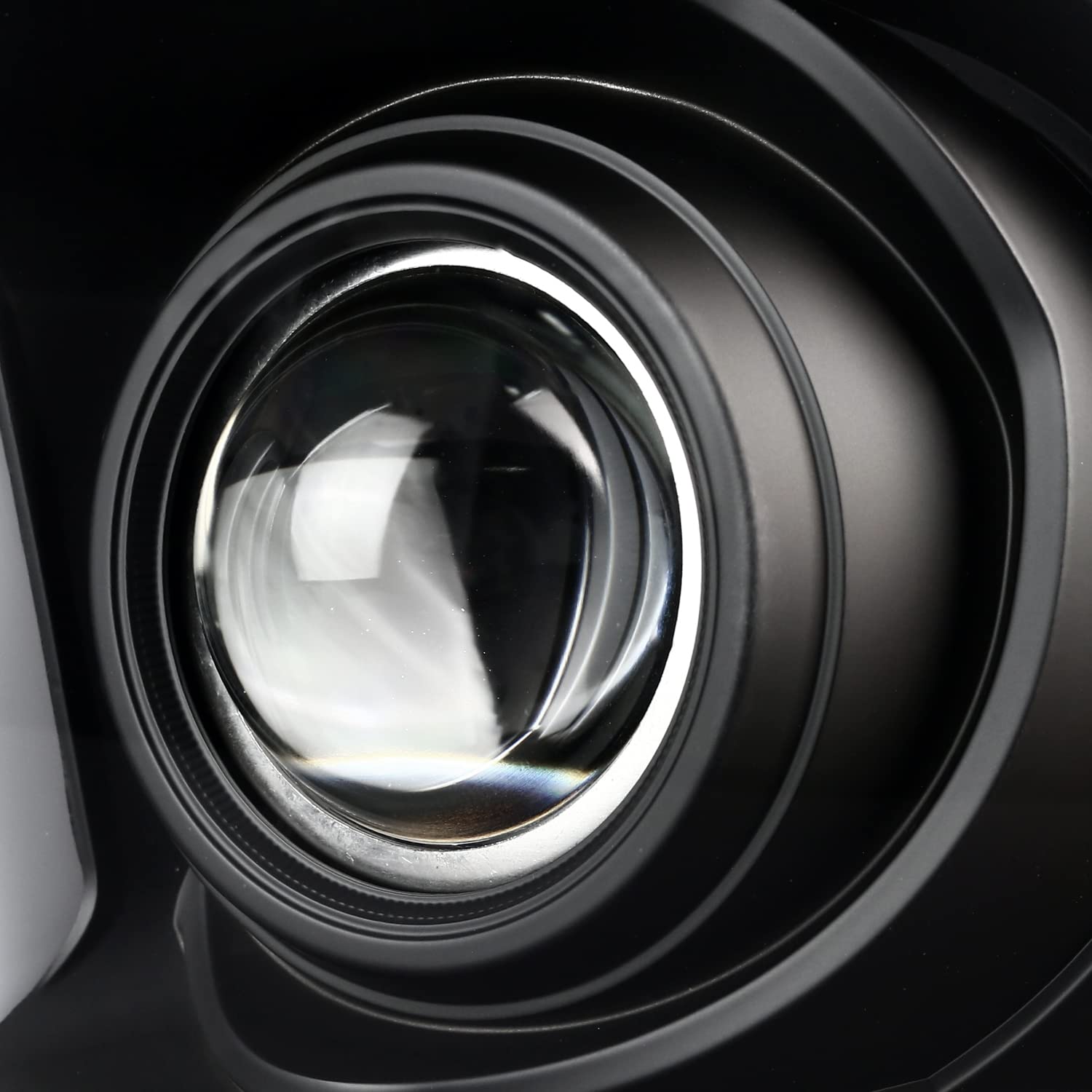 Black Projector Headlights SPEC-D TUNING Compatible with 2005-2009 Ford Mustang, Left + Right Pair Headlamps Assembly