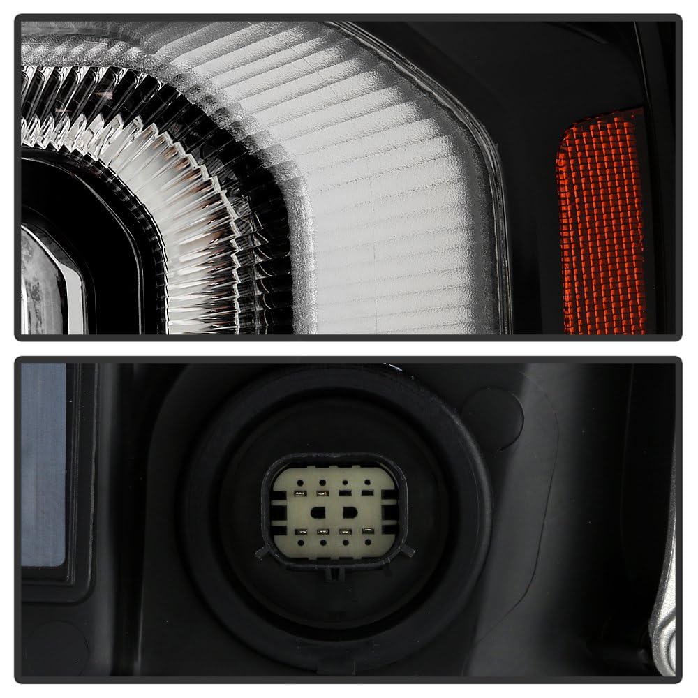 GMC Sierra 16-18 1500 / Spyder 19 1500 Limited HID Model w/LED DRL Projector Headlight - OE Left