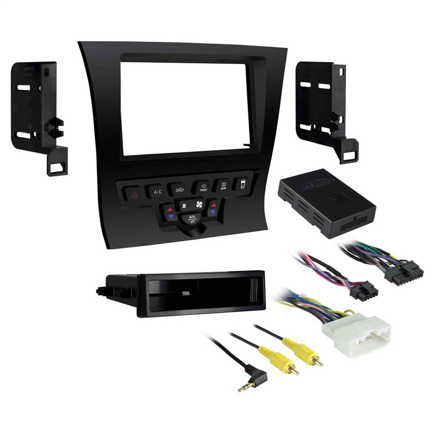 Metra Single/Double DIN 99-6525B Dash Kit for 2011 - Chrysler 300 Vehicles (Black)
