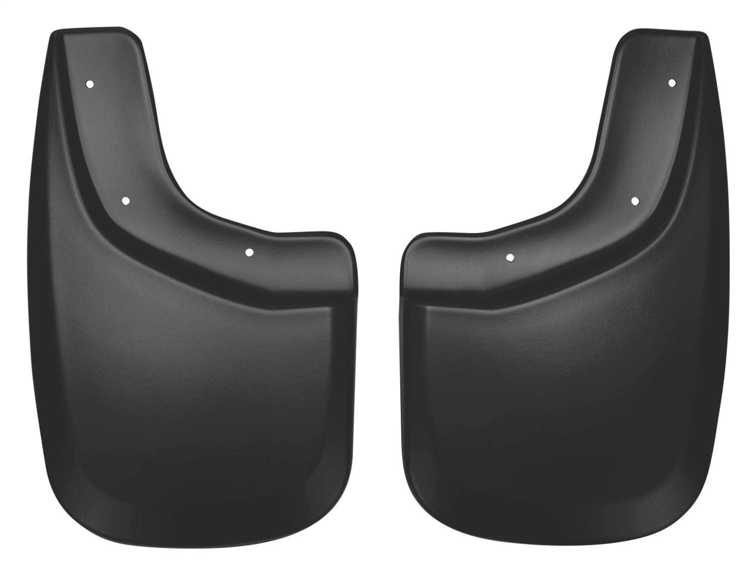 Rear Mud Guards - Husky Liners | 2004-2012 Chevrolet Colorado/GMC Canyon w/Large Flares, Rear Set - Black, 2 Pc. | 57811