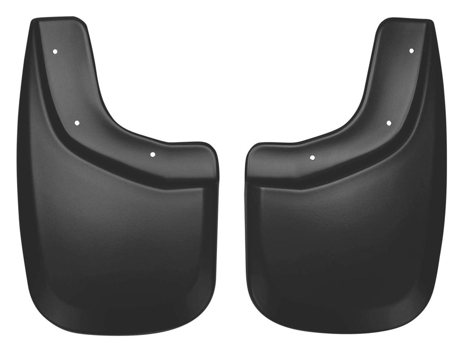 Rear Mud Guards - Husky Liners | 2004-2012 Chevrolet Colorado/GMC Canyon w/Large Flares, Rear Set - Black, 2 Pc. | 57811