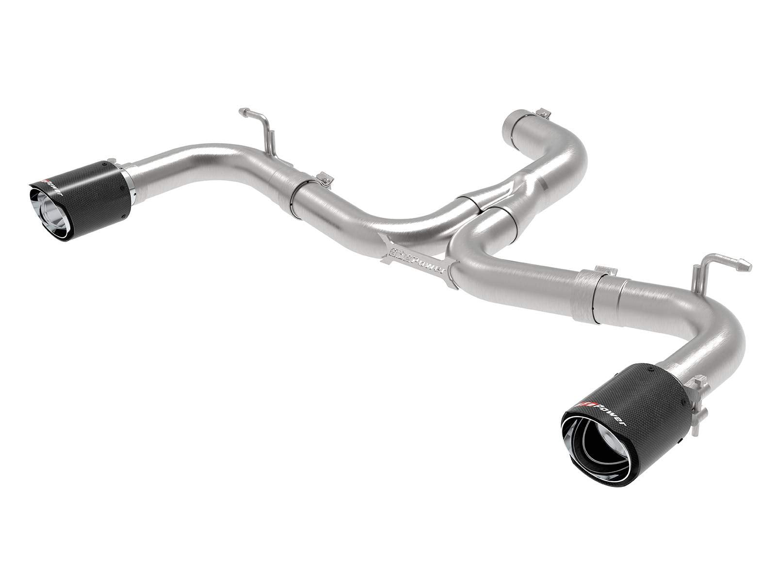 aFe Power AxleBack Performance Exhaust System, Carbon Fiber Tip