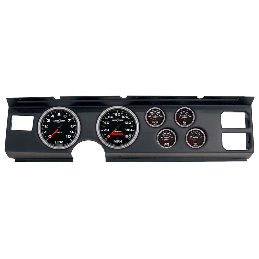 AutoMeter Dash Kit Direct Fit, (5" X2, 2 1/16" X4), Pontiac Firebird 82-84, Sport-Comp Ii (2920-12)