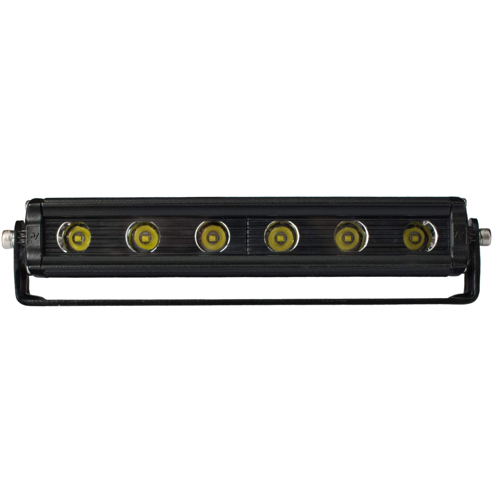 Back Up Light Anzo USA 861172 6 in. Mini Flood Clear Lens Black Housing LED Clamp-on 9W/750 Raw Lumen Output