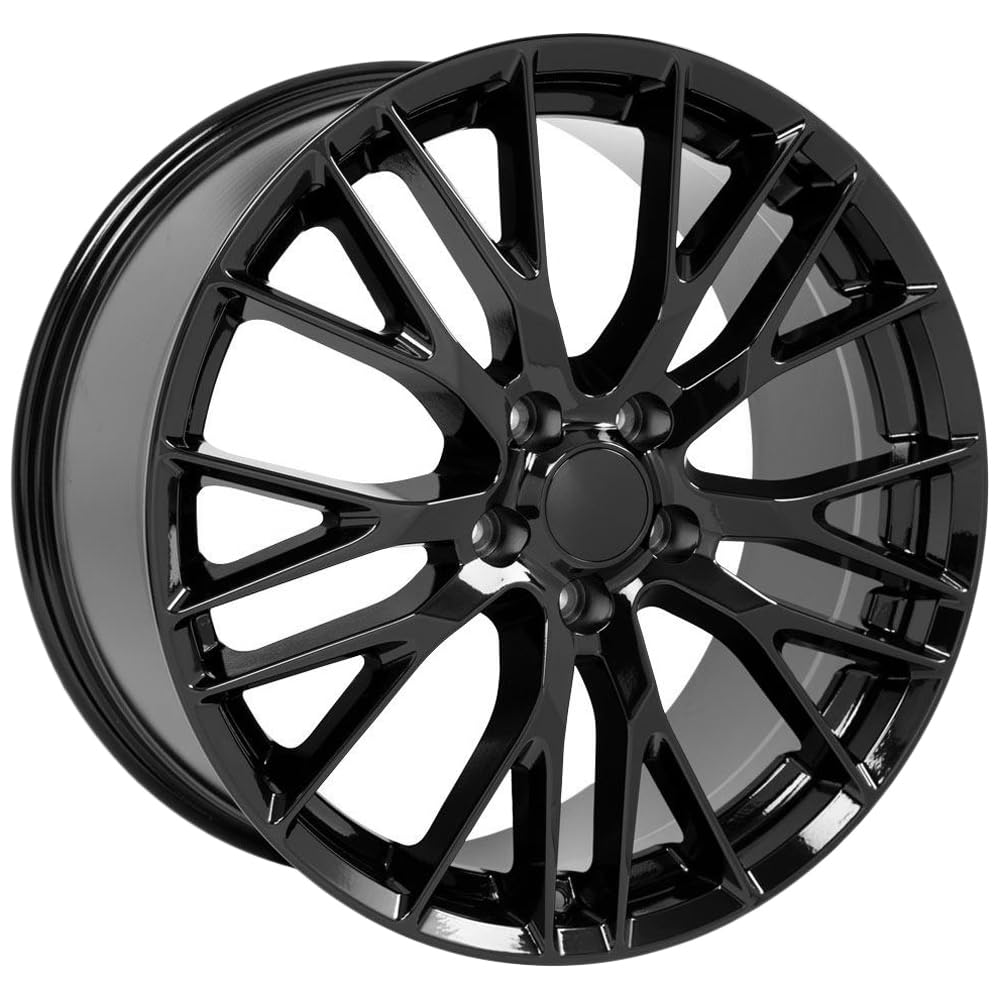 Black Wheel OE Wheels LLC CV22C-20010-5475-79B Painted (20 x 10. inches /5 x 120 mm, 79 mm Offset)