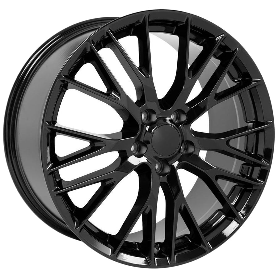 Black Wheel OE Wheels LLC CV22C-20010-5475-79B Painted (20 x 10. inches /5 x 120 mm, 79 mm Offset)