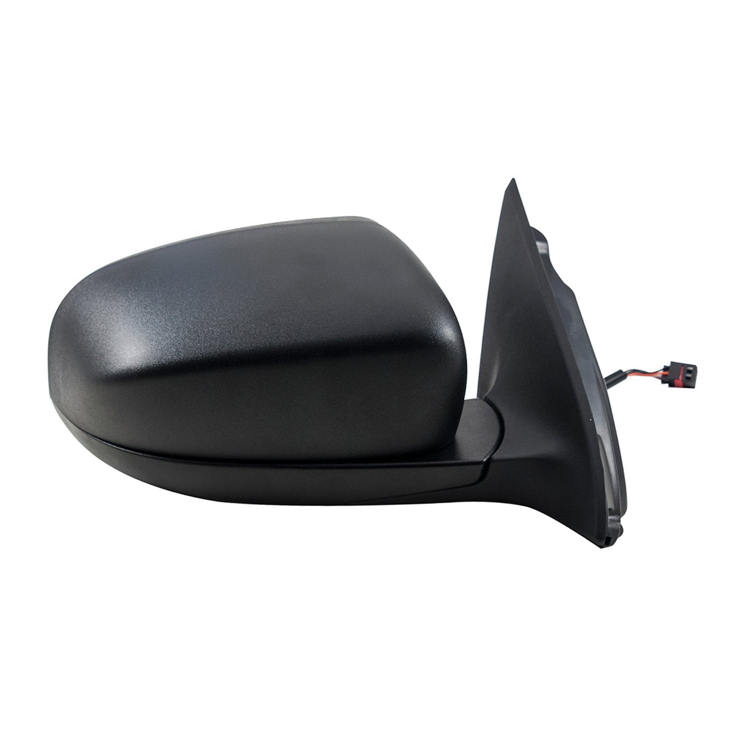 Fit System Mirror Passenger Side for Jeep Cherokee, Code GTF, Textured Black, Foldaway, w/o Memory, Power