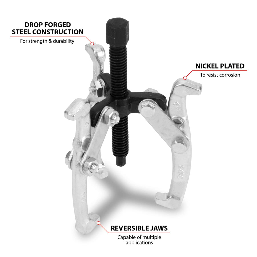 4-Inch Performance Tool W136P 3 Jaw Gear Puller