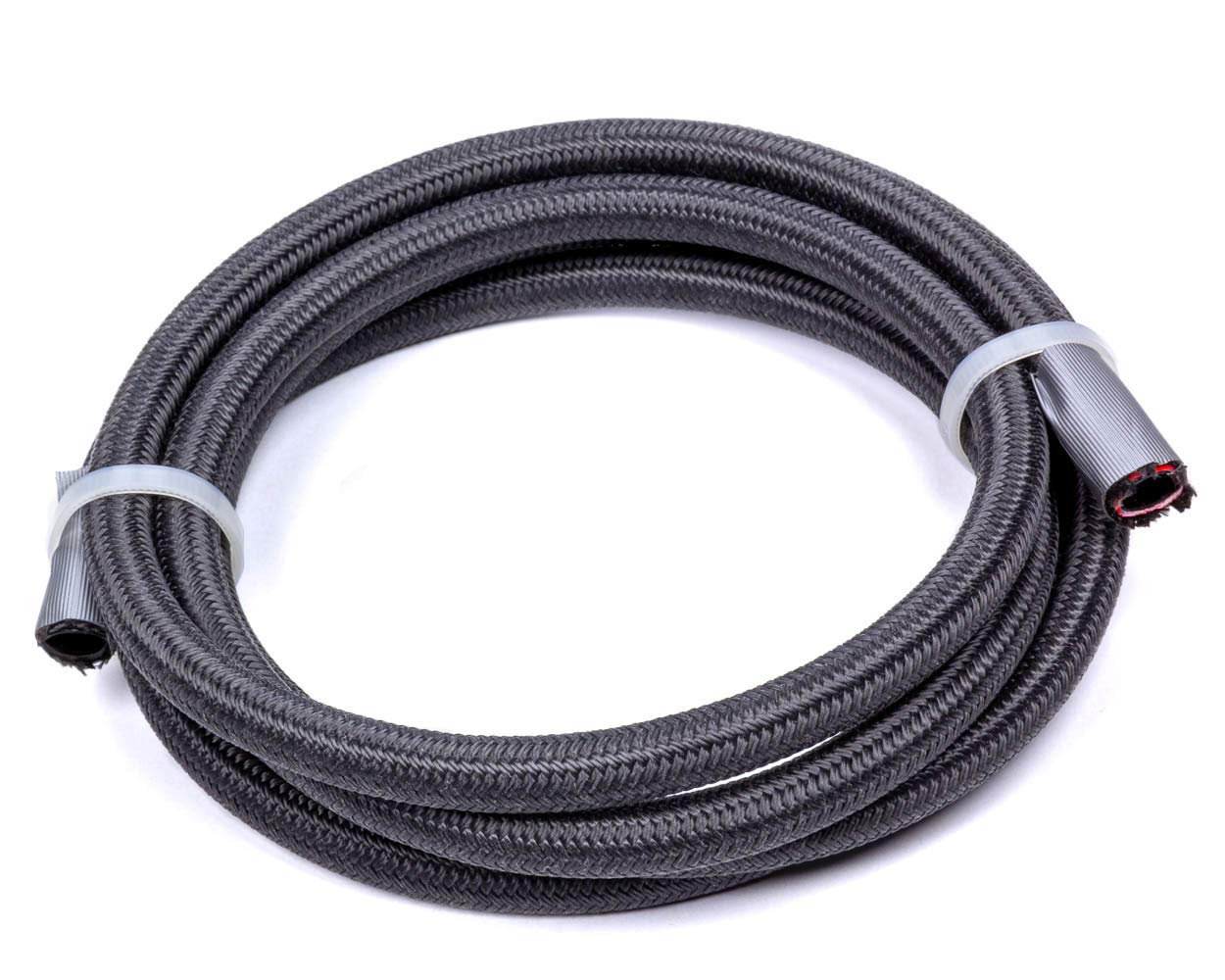 4 an Fragola Hose, 15 ft, Braided Fire Retardant Fabric, PTFE, Black, Each