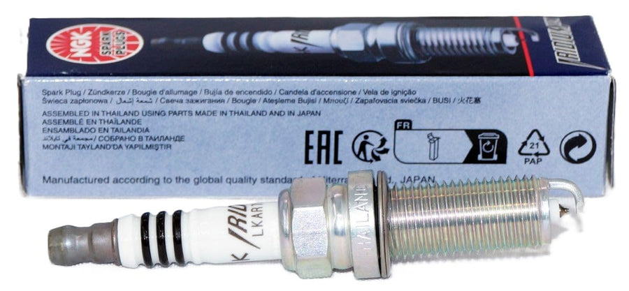 Iridium IX Spark Plug NGK LKAR7BIX-11S (93501 Iridium Ix), 4 Pack