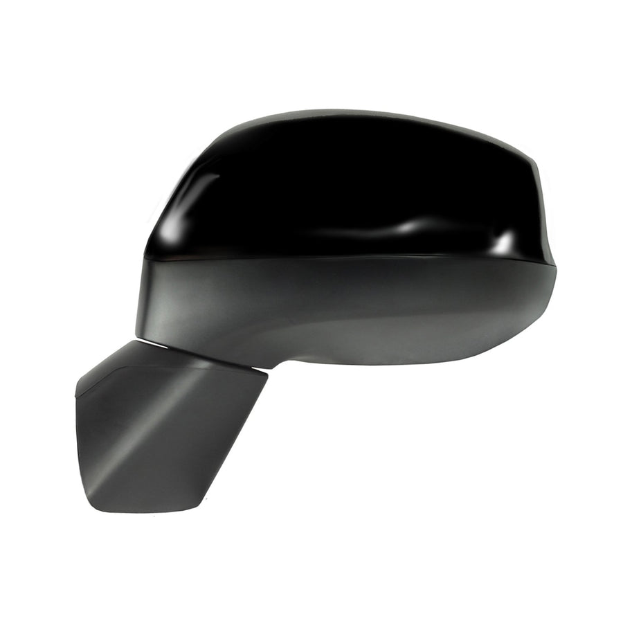 Fit System Driver Side Mirror for Civic Sedan, Civic Coupe, Black PTM, Foldaway, Manual