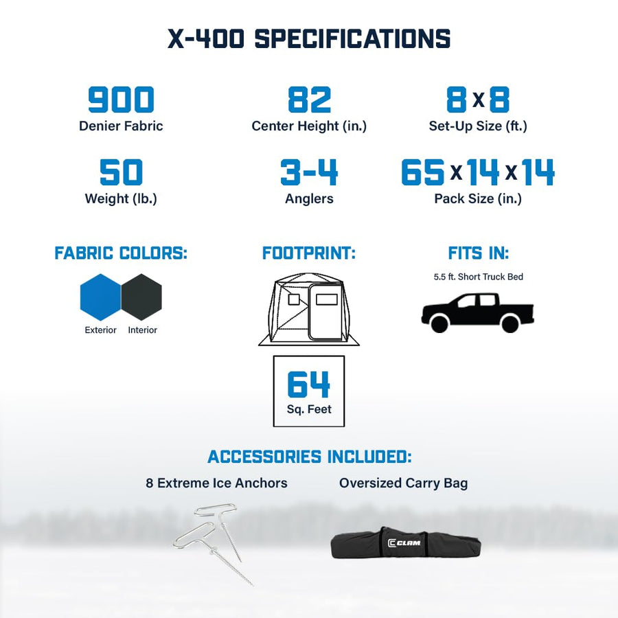 X400 CLAM Thermal XT - 4 Angler