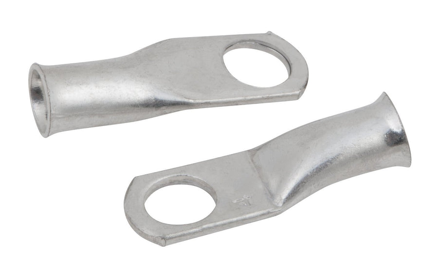 4 Gauge Performance Tool Tin Plated Copper Lugs for Ground Connections, Battery Cables, and Wiring with Improved Corrosion Resistance