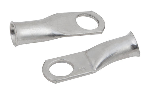 4 Gauge Performance Tool Tin Plated Copper Lugs for Ground Connections, Battery Cables, and Wiring with Improved Corrosion Resistance