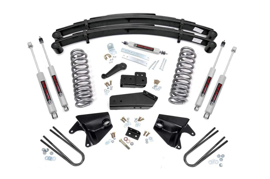4" Rough Country Suspension Lift Kit for 1980-1996 Ford Bronco 4WD - 520B30