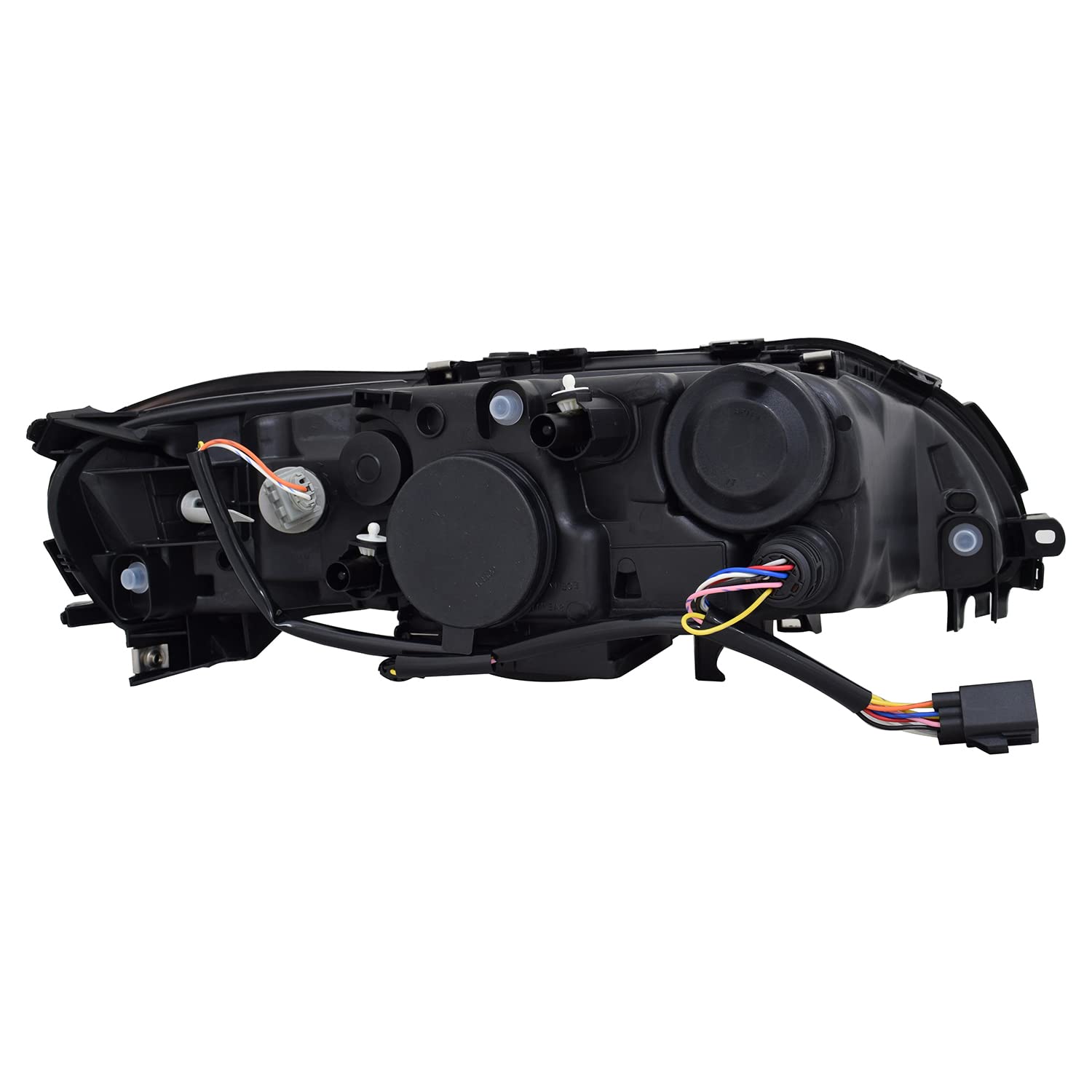 Left TYC Headlight Assembly Compatible with 2005-2007 Volvo V70
