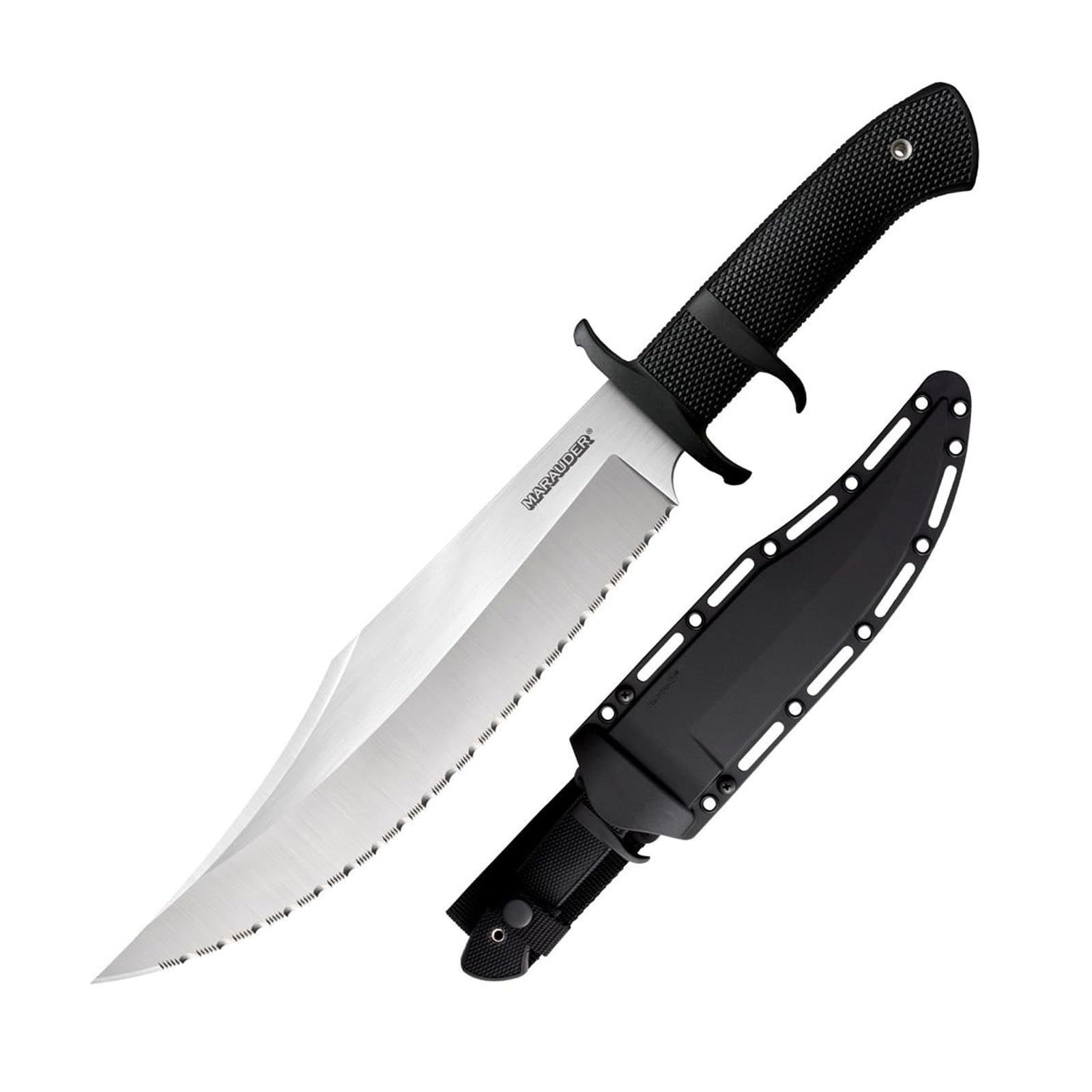 Cold Steel 9" Marauder Japanese AUS8A Clip Point Serrated Edge Blade 5.125" Kray-Ex Handle Tactical Outdoor Hunting Fixed Blade Knife