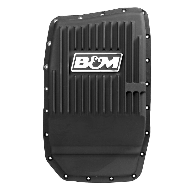 Transmission Pan B&M 70394, black anodized