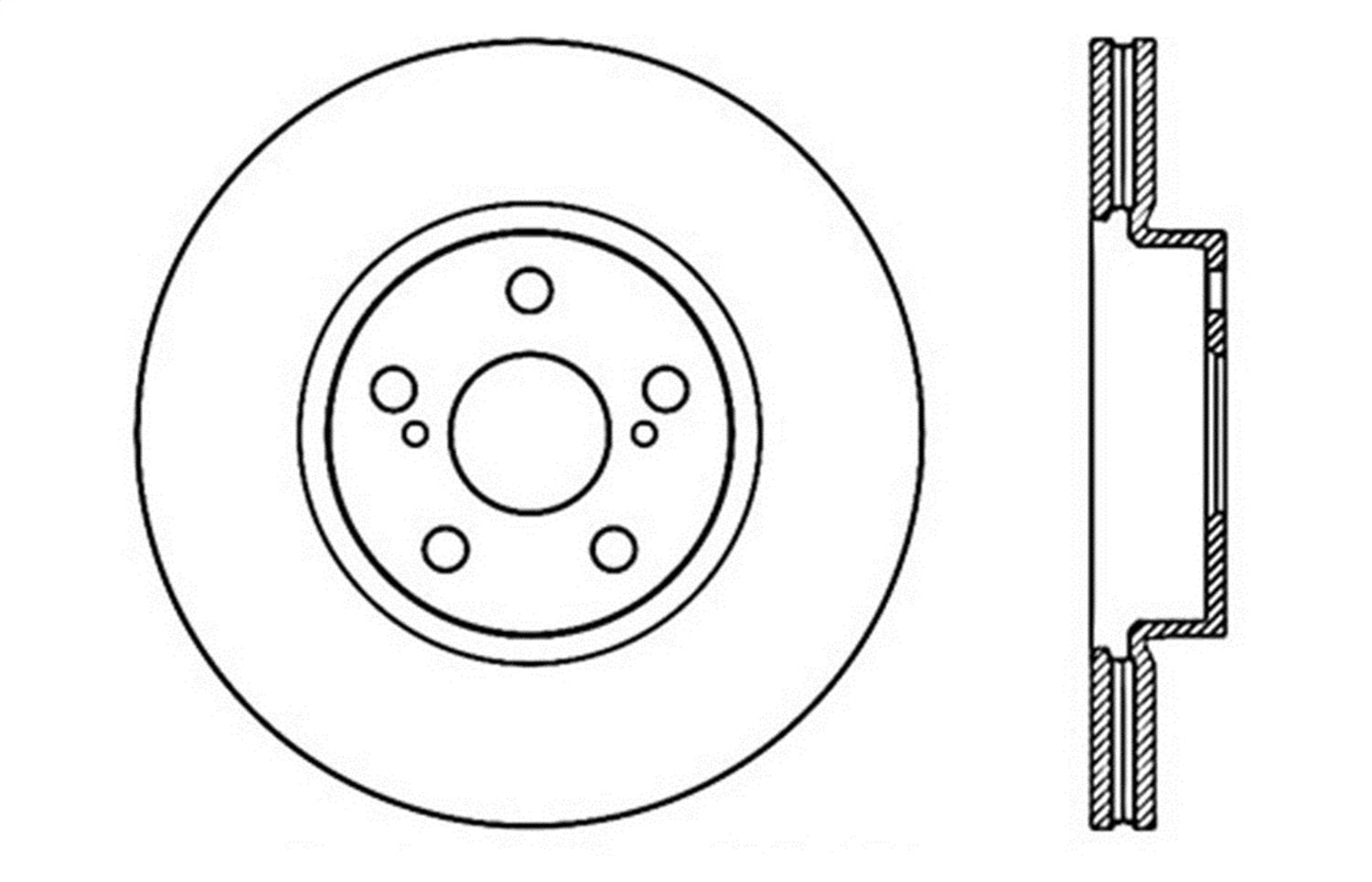 Brake Rotor StopTech (128.44160CR)