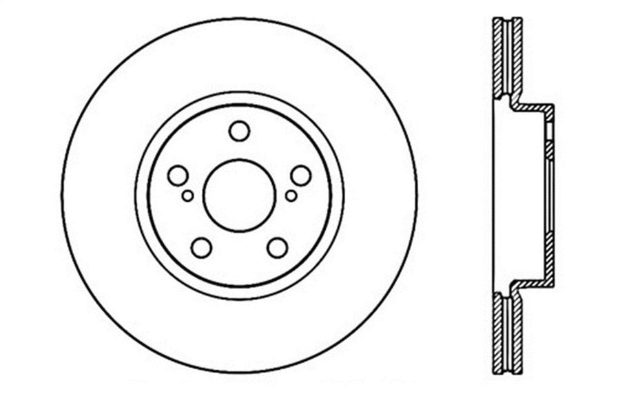 Brake Rotor StopTech (128.44160CR)