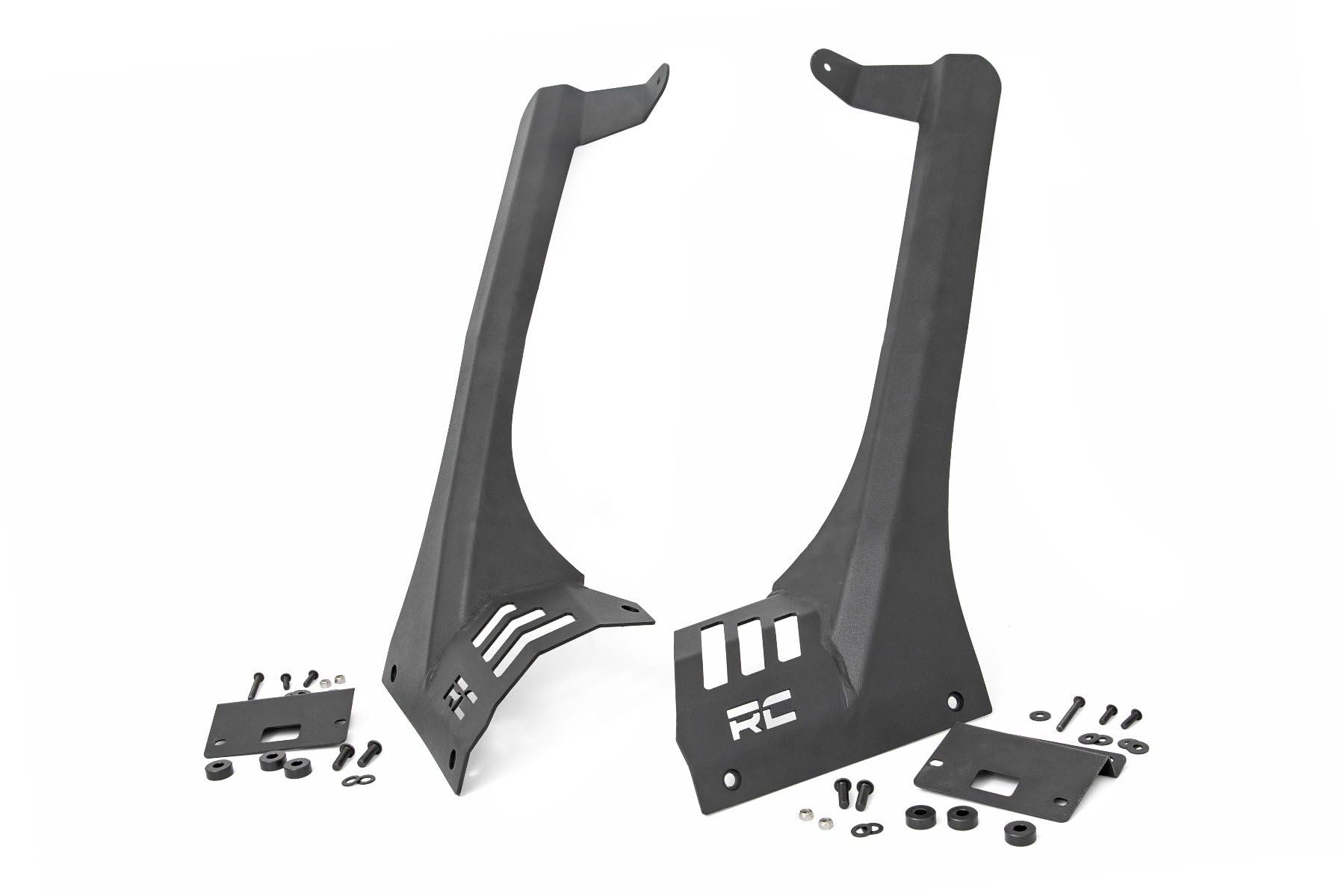 50" Rough Country Upper Windshield Mounting Brackets for 18-22 Jeep JL/JT- 70063