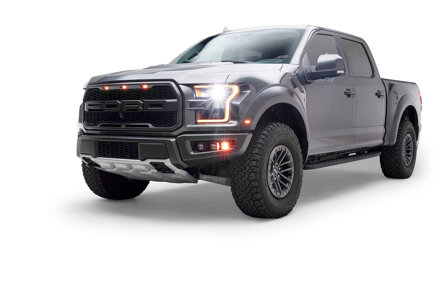 ZROADZ Front Bumper Z325672-KIT Fog LED Kit Fits 17-21 F-150
