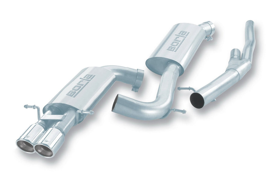 Cat-Back BORLA Performance Exhaust System for 2000-2002 Audi B5 S4 Quattro 2.7T V6 Automatic/Manual Transmission All Wheel Drive 4 Door