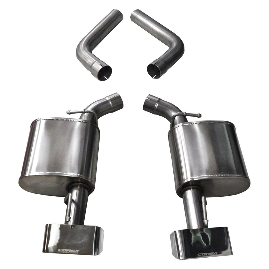 Corsa - 6.4L V8 15-19 Dodge Challenger 2.75in Dual Rear Exit Axle-Back Sport GTX2 Polished Tips (21021)