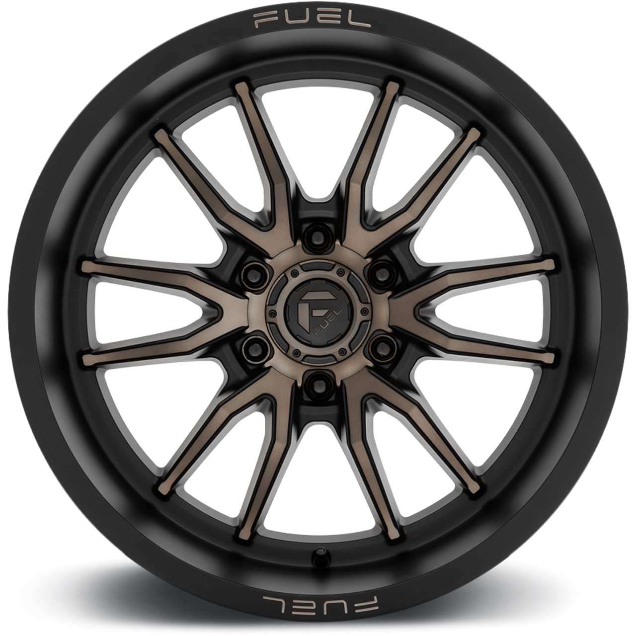 D762 CLASH FUEL OFF-ROAD 20X9, 6X5.5, 5.04, 1mm MATTE BLACK DOUBLE DARK TINT - D76220908450