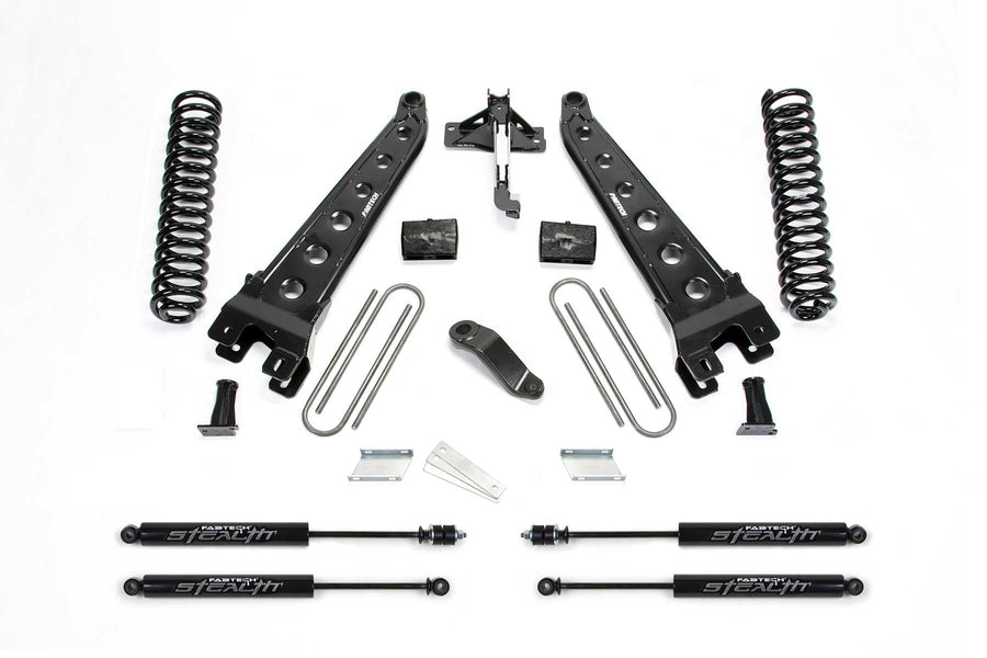 Fabtech Radius Arm Lift System K2282M 6 in Lift Incl. Coils and Stealth Monotube Shocks