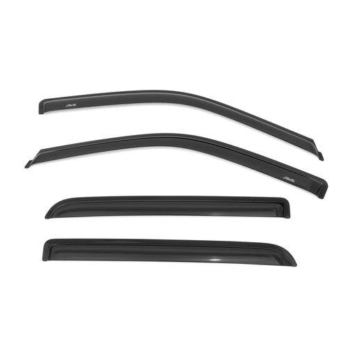Auto Ventshade Outside Mount Rain Guards [AVS] For 2004 - 2014 Ford F-150, SUPERCAB ONLY | Window Vent Visors, 4 pcs. - Smoke | 94738