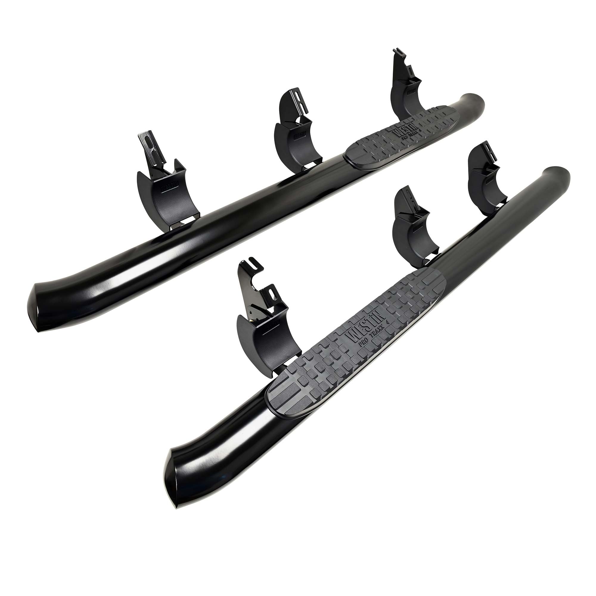 PRO TRAXX 4 Westin Oval Nerf Bars fits 2024-2026 Tacoma Access Cab Black Pair