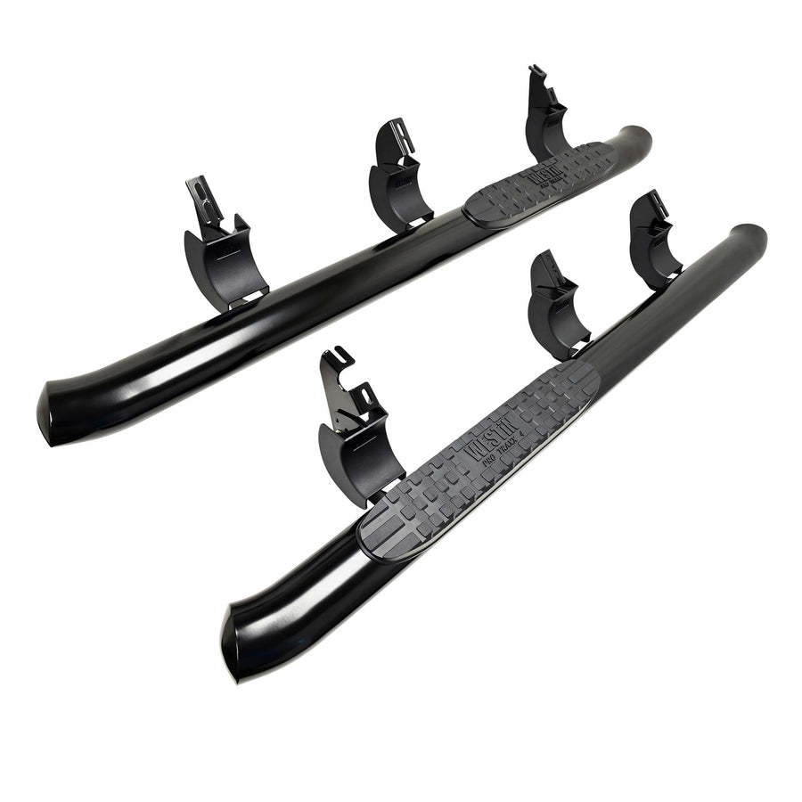 PRO TRAXX 4 Westin Oval Nerf Bars fits 2024-2026 Tacoma Access Cab Black Pair