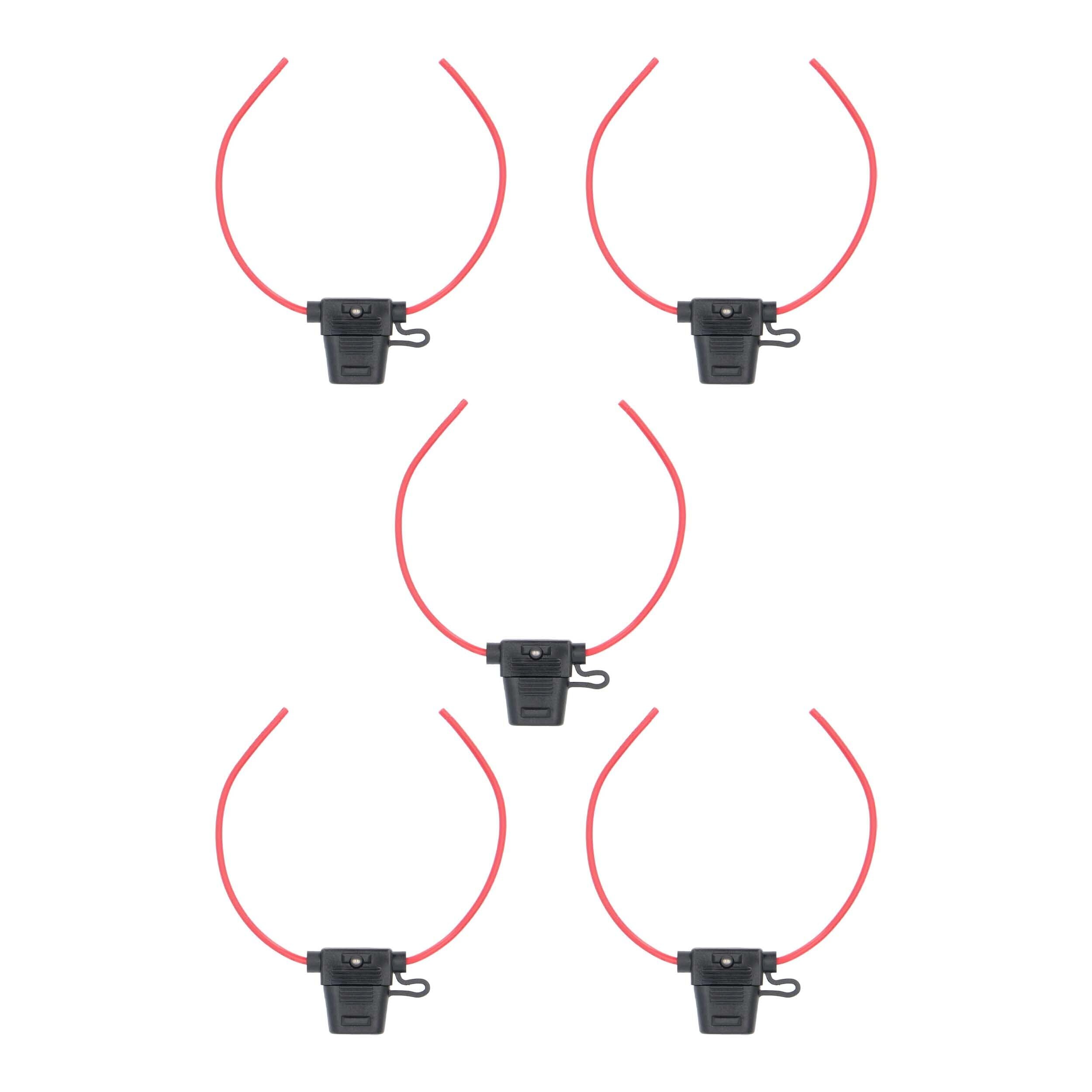 16Ga Metra Brands ATC Fuse Holder w/LED, 5 pcs