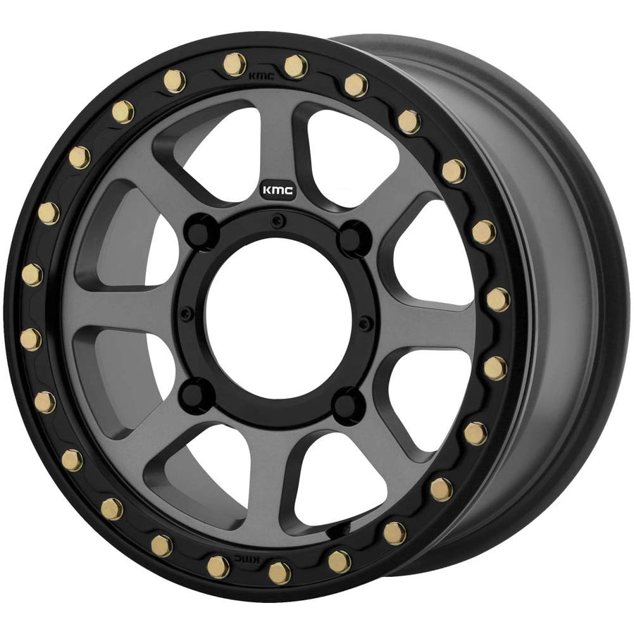 KMC KS234 Powersports 14X7 4X137 S-GRY 38MM - KS23447048438