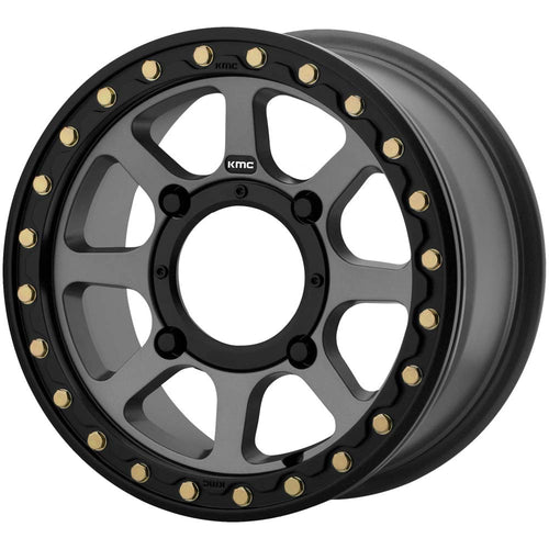 KMC KS234 Powersports 14X7 4X137 S-GRY 38MM - KS23447048438