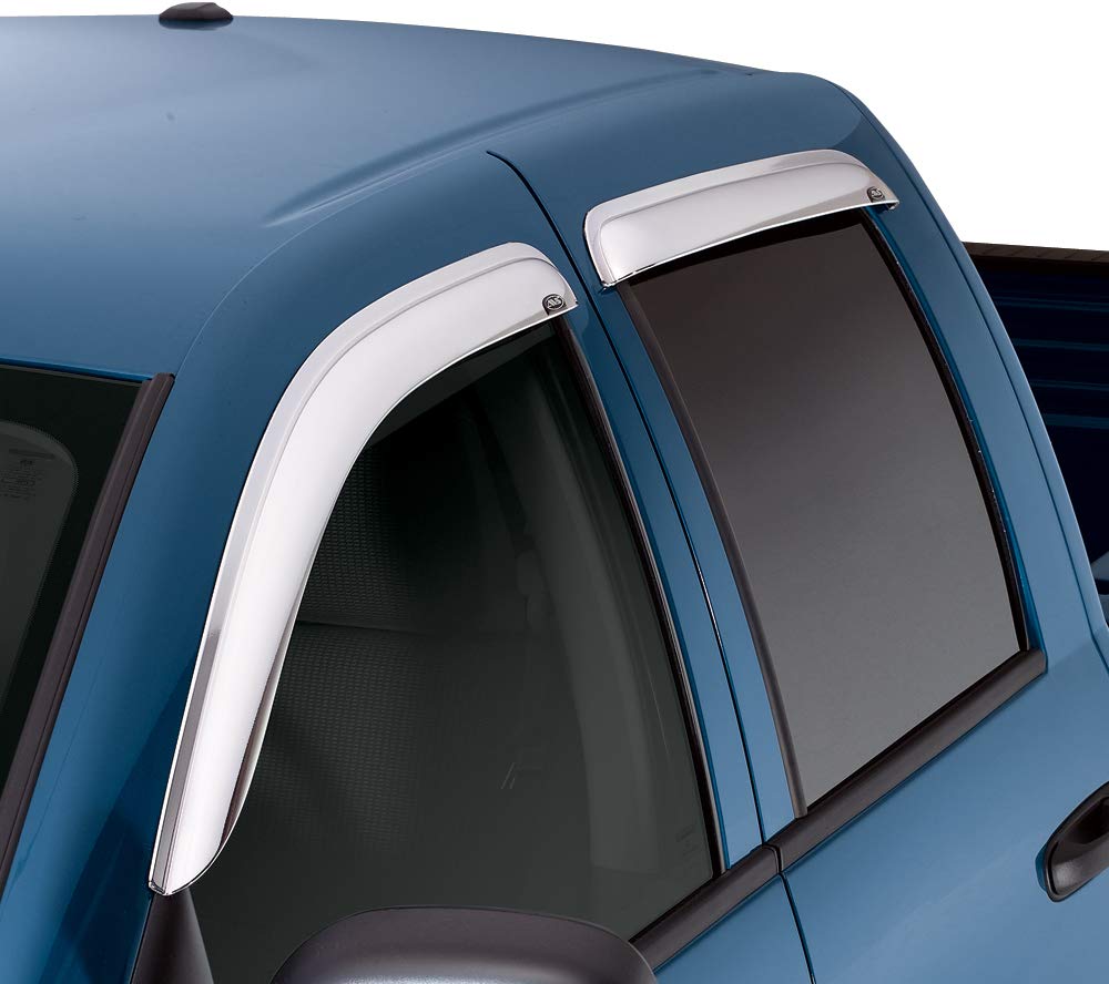 Auto Ventshade Outside Mount Rain Guards [AVS] for 2012 - 2016 Honda CR-V | Window Vent Visors, 4 pcs. - Chrome | 684485