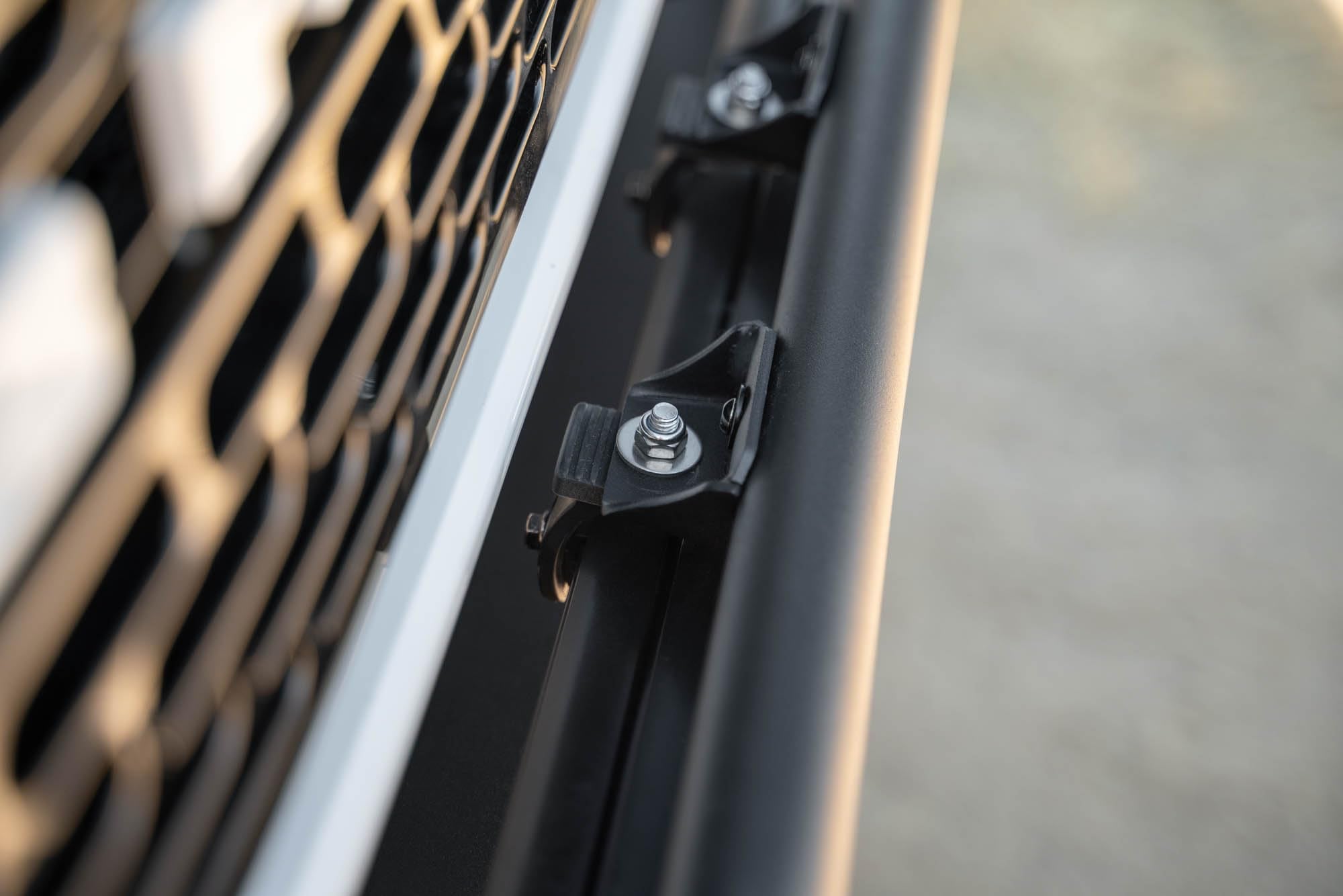 Capable DV8 Offroad Bull Bar for 2021-2025 Ford Bronco | Designed for The Capable Front Bumper | Compatible w/ (1) 13-20" Light Bar or 3" Pod Lights | Adjustable & Removable Light Tabs | Steel