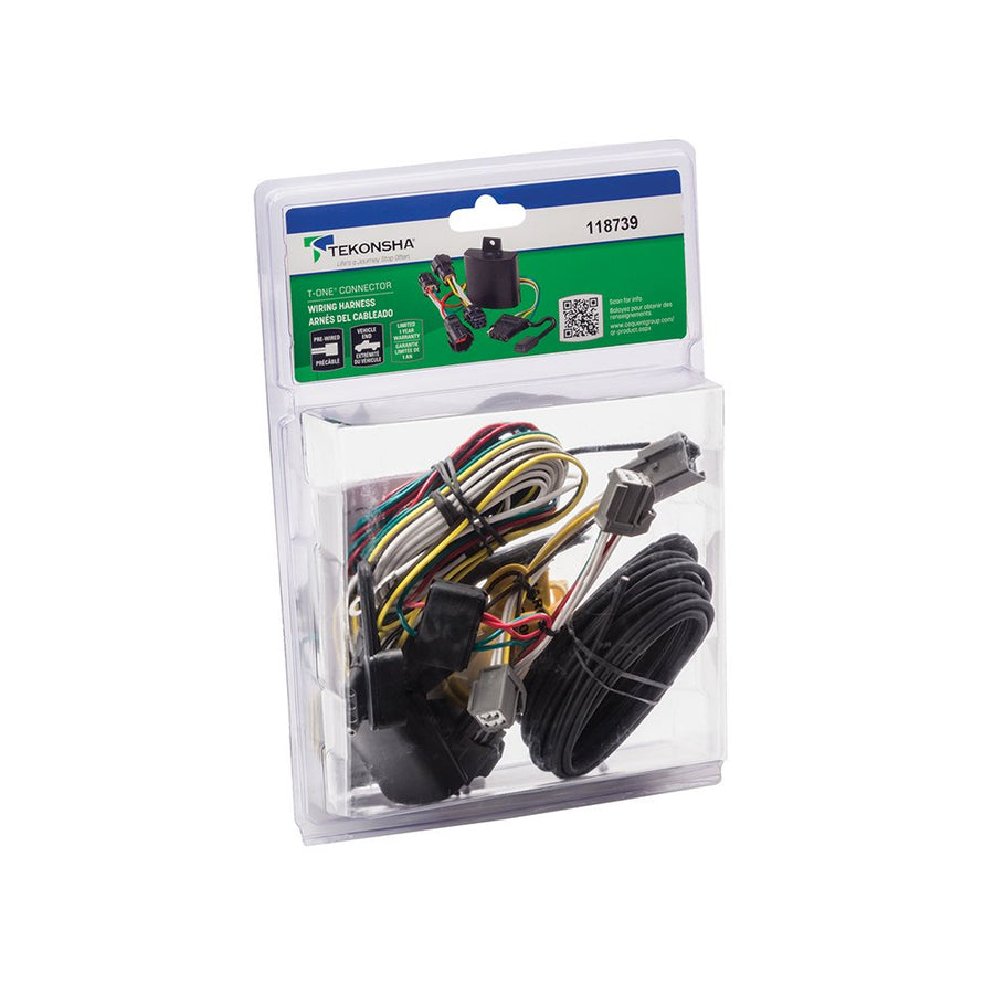 Tekonsha T-One® Harness T-Connector, 4-Way Flat, Compatible with Select Volvo XC60