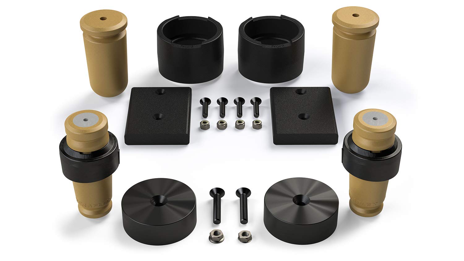 JK TeraFlex 1958200 Progressive Bump Stop Kit – Front & Rear (2.5" Lift)