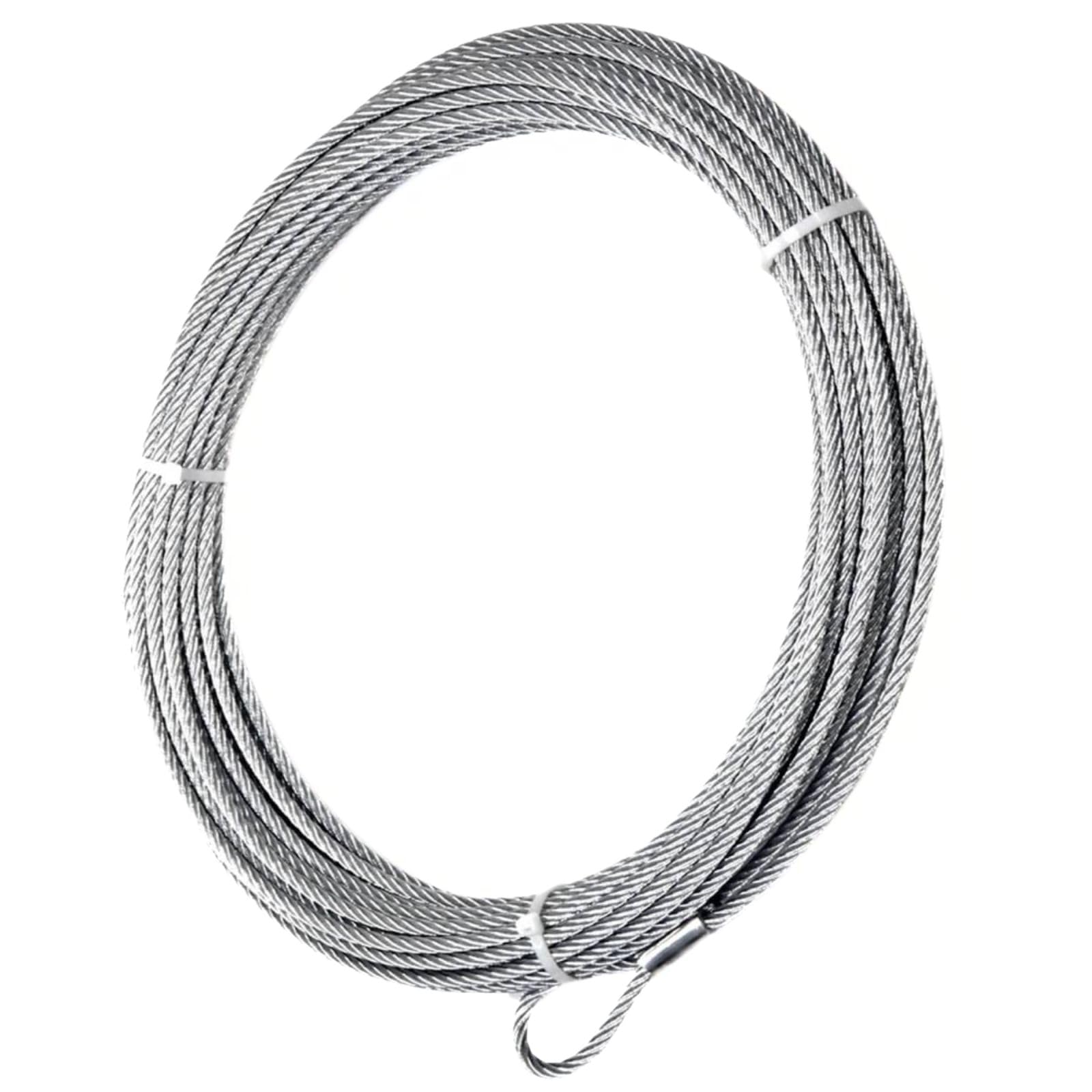 7/32" x 50' MILE MARKER 77-50112-40 Replacement Galvanized Aircraft Steel Cable for 3,500 Pound ATV UTV Winches Only | Designed for Durability and Convenience